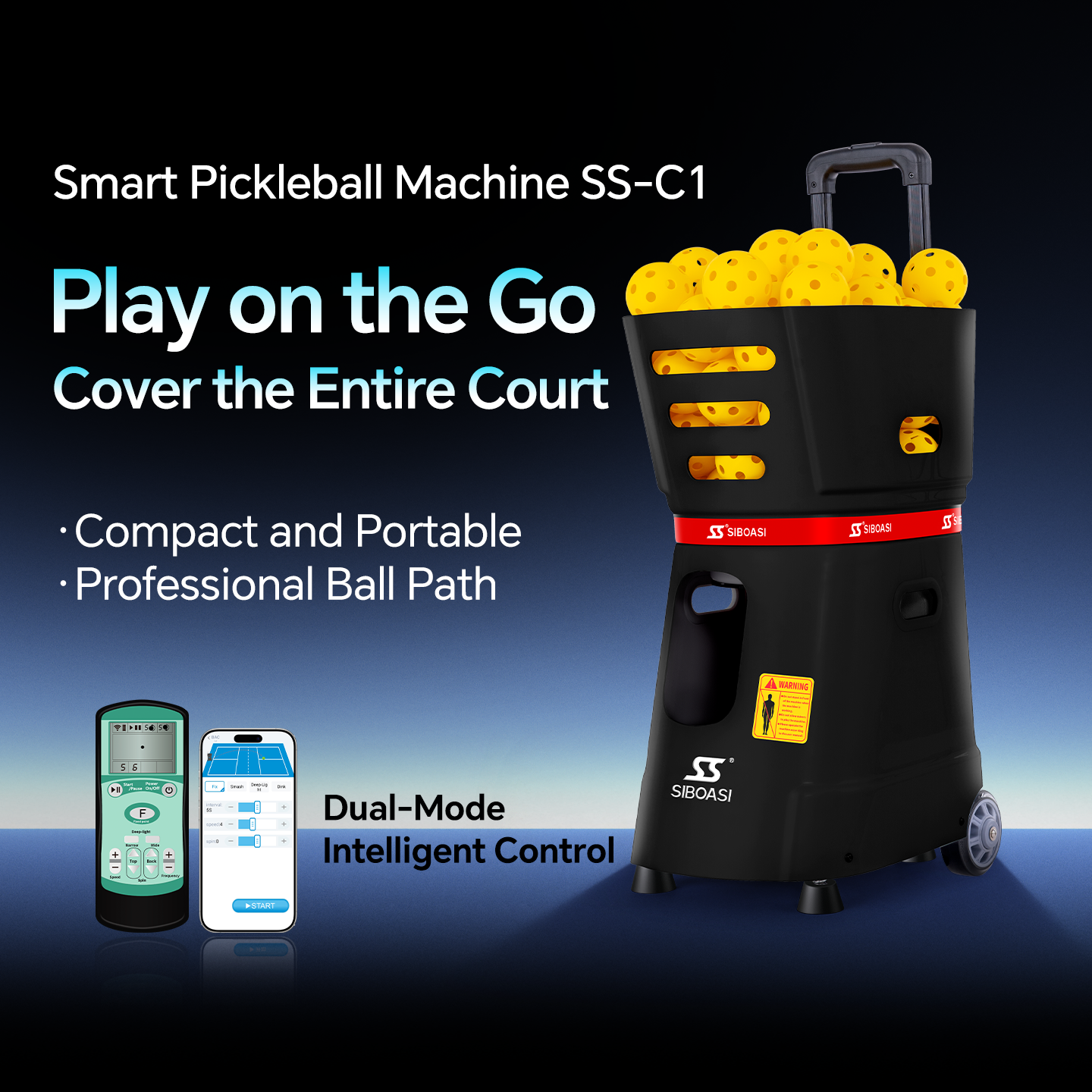 2026 Hot Sport Automatic Electronics Pedal Pickleball Machine for Training 110v/220v Spin Shooting Launch Machine Padel