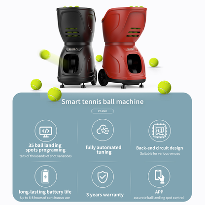 2026 Hot Sport Automatic Electronics Pedal Pickleball Machine for Training 110v/220v Spin Shooting Launch Machine Padel