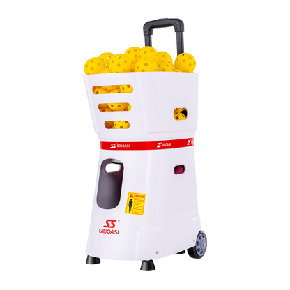2026 Hot Sport Automatic Electronics Pedal Pickleball Machine for Training 110v/220v Spin Shooting Launch Machine Padel