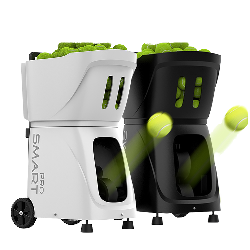Best Seller Professional PUSUN PT-Smart Pro-2 ABS Metals Tennis Ball Machine Portable Intelligent APP Control Training 100+